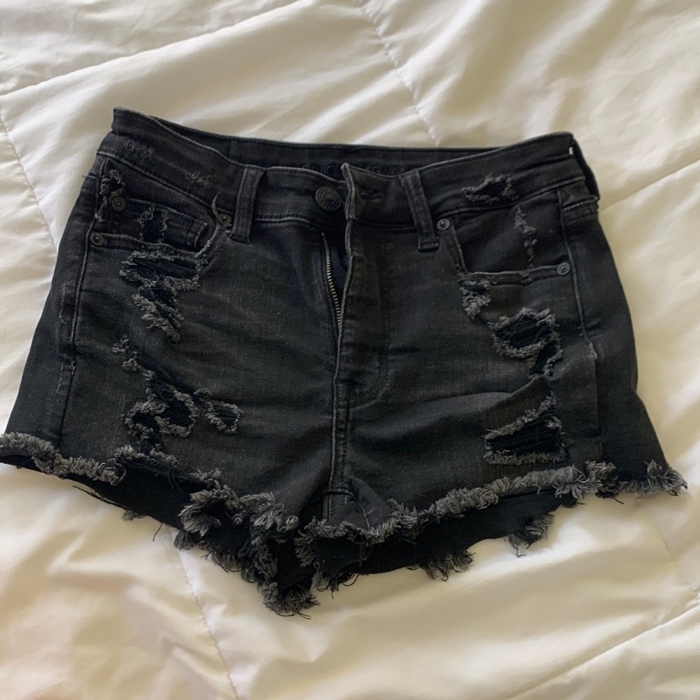 American Eagle Next Level High Waisted Denim Short